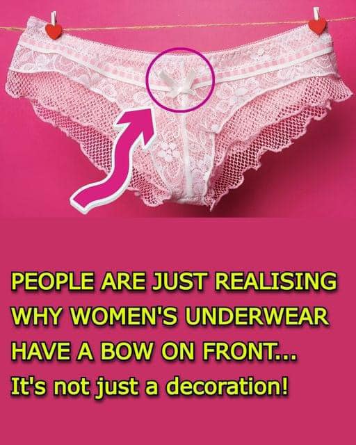 Why Women’s Underwear Have A Bow On Front…